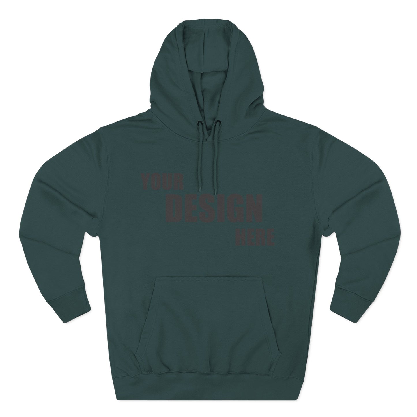 Classic Fleece Hoodie — Blank Custom Design Pullover - Relaxed Unisex