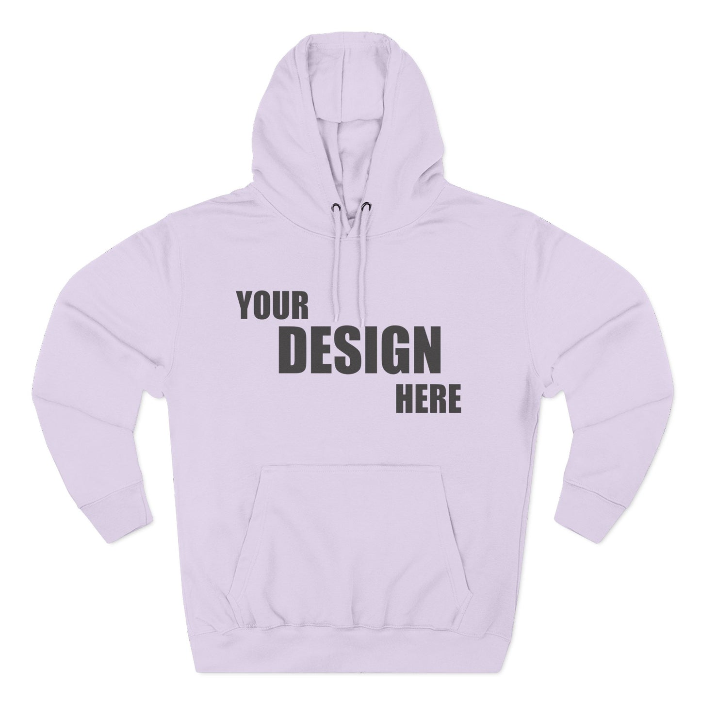 Classic Fleece Hoodie — Blank Custom Design Pullover - Relaxed Unisex