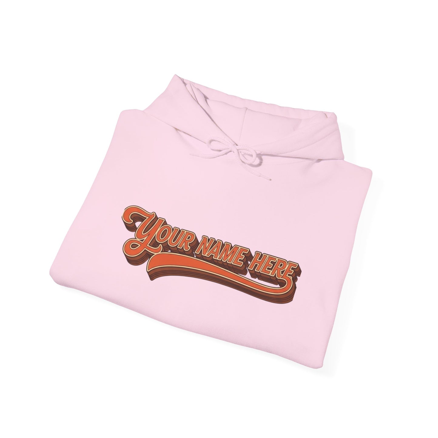 Custom Name Sweatshirt — Retro Script Front & Graffiti Back Personalized