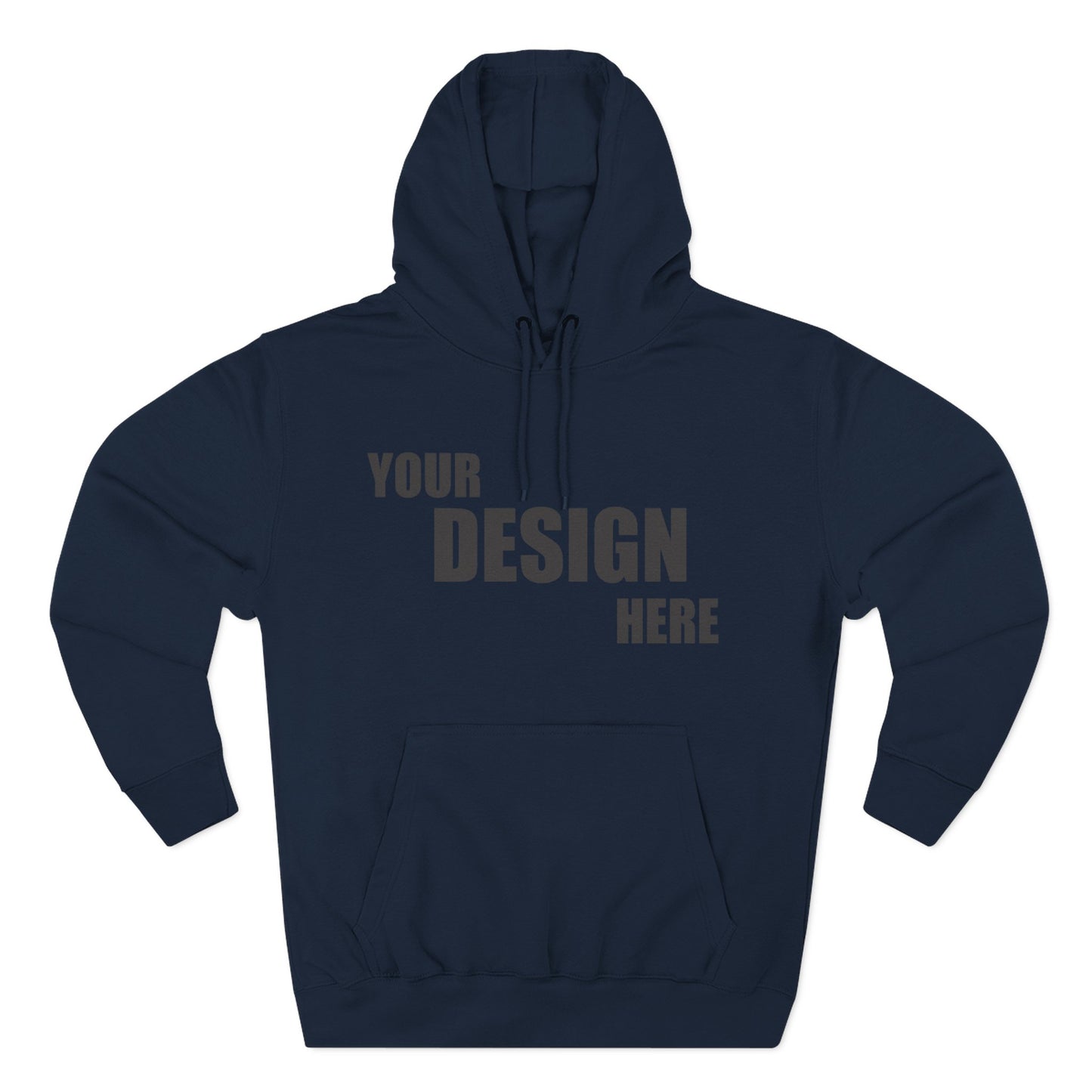 Classic Fleece Hoodie — Blank Custom Design Pullover - Relaxed Unisex