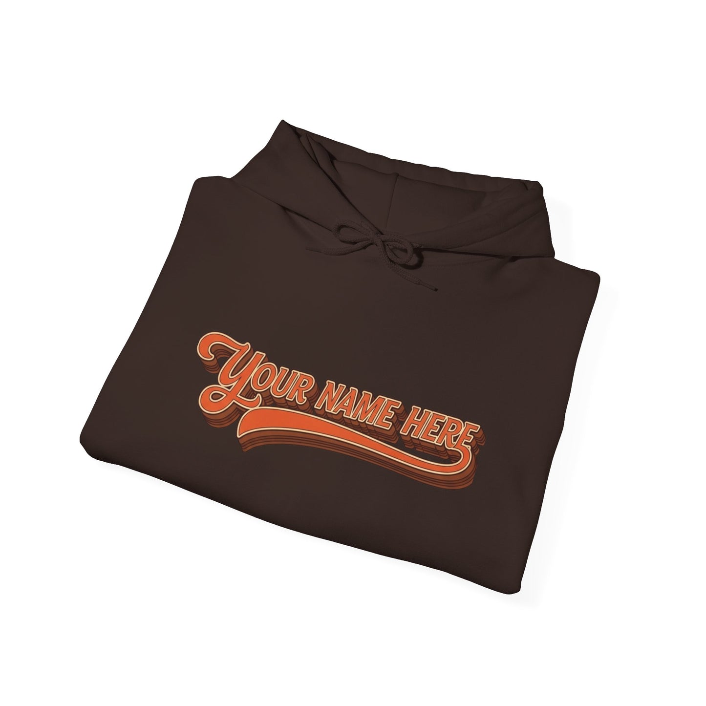 Custom Name Sweatshirt — Retro Script Front & Graffiti Back Personalized