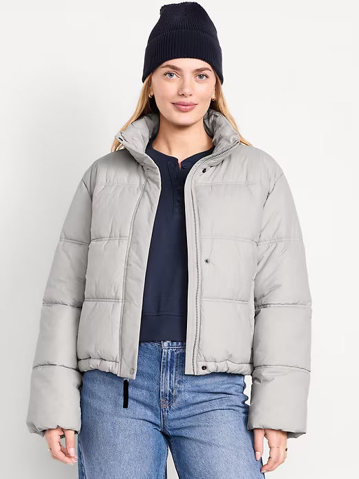 Water-Resistant Puffer Jacket
