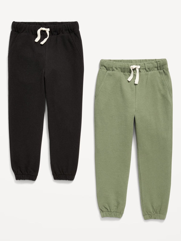 French Terry Joggers 2-Pack for Toddler Boys