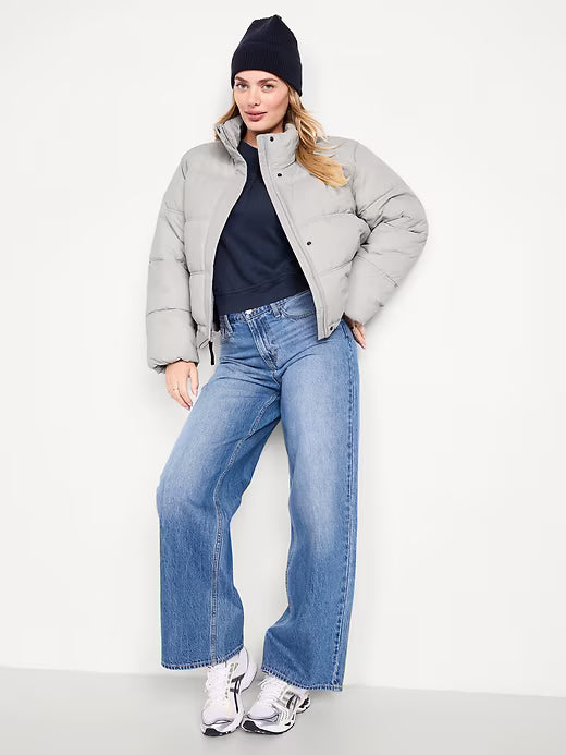 Water-Resistant Puffer Jacket