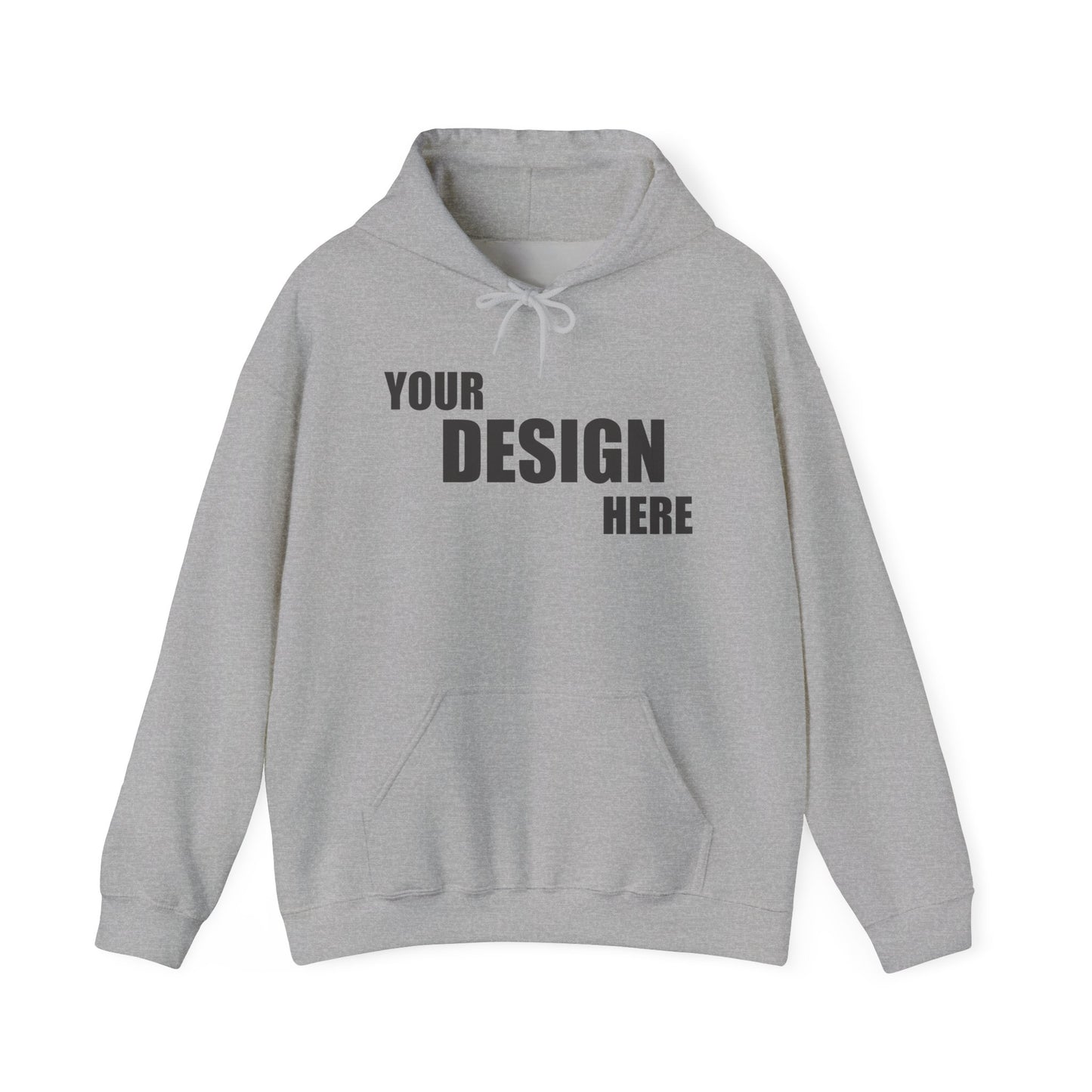 Blank Pullover Hoodies - Custom Design  for Printing (Multiple Colours)