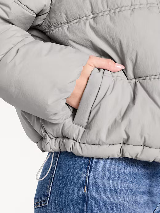 Water-Resistant Puffer Jacket