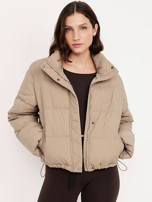 Water-Resistant Puffer Jacket