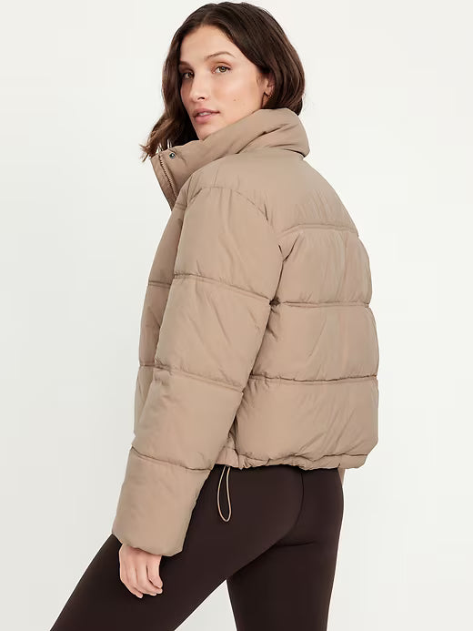 Water-Resistant Puffer Jacket