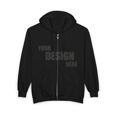 Customizable Full Zip Hoodie & Sweatshirt — Classic (Multiple Colors)