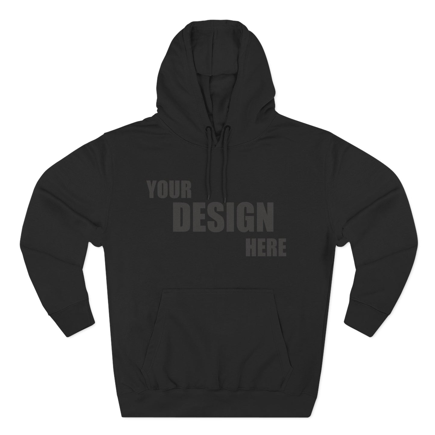 Classic Fleece Hoodie — Blank Custom Design Pullover - Relaxed Unisex