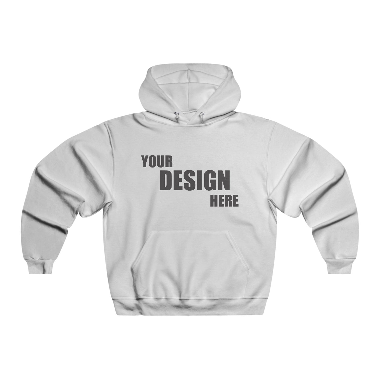 Men’s Custom Hooded Sweatshirt - Your Design Here - Relaxed Fit