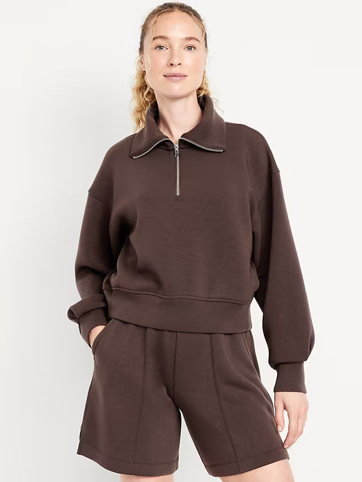 Bounce Fleece Half-Zip Pullover Sweatshirt
