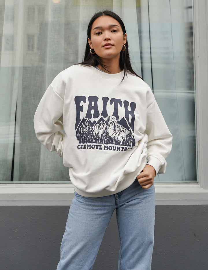 Faith Can Move Mountains Sweatshirt - Unisex