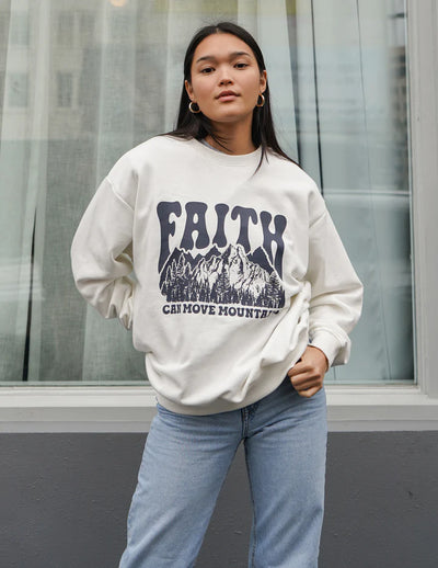 Faith Can Move Mountains Sweatshirt - Unisex
