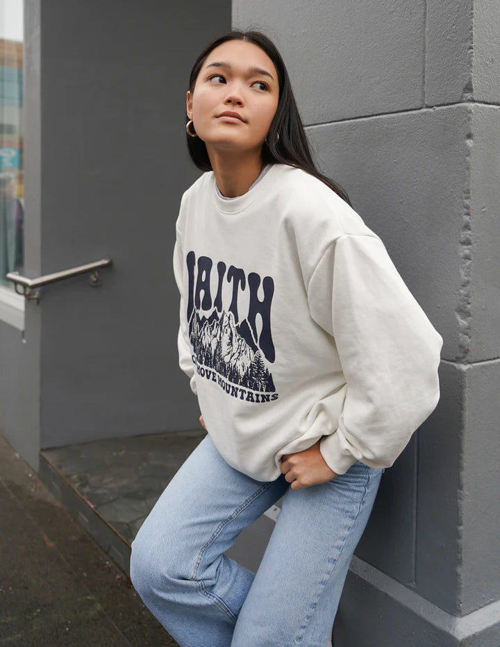 Faith Can Move Mountains Sweatshirt - Unisex