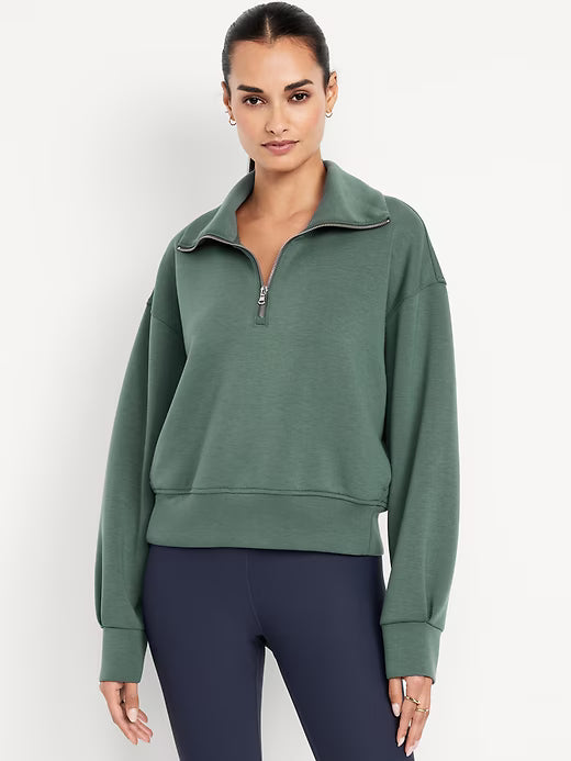 Bounce Fleece Half-Zip Pullover Sweatshirt