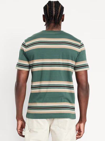 Crew-Neck Striped T-Shirt