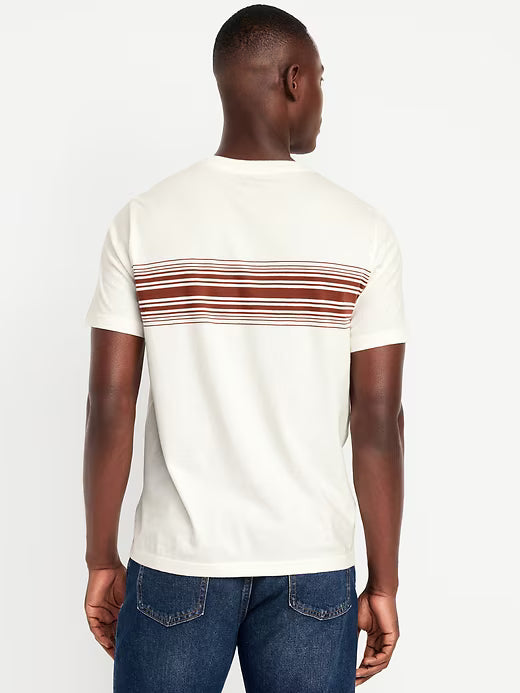 Crew-Neck Striped T-Shirt