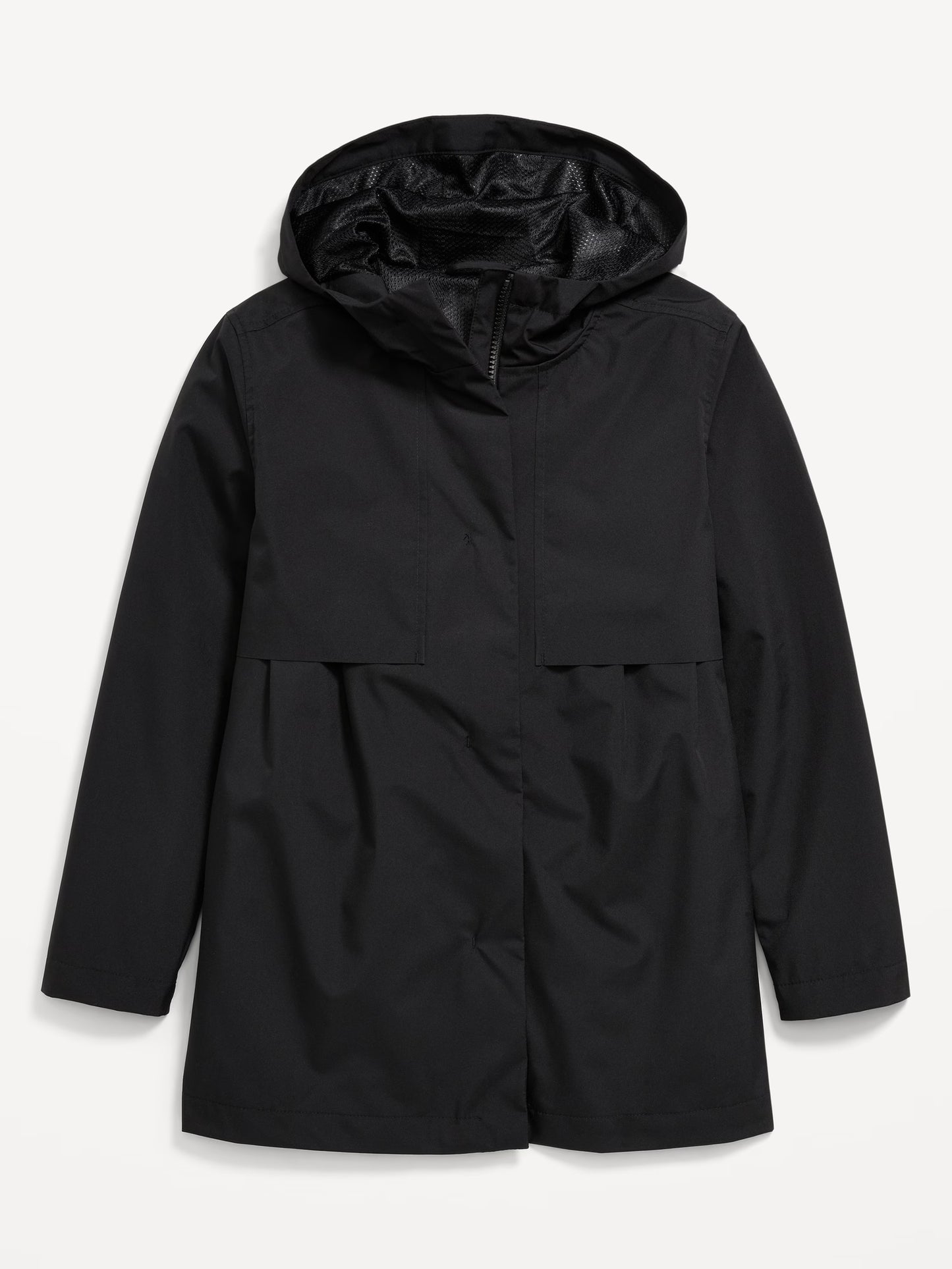 Water-Resistant Hooded Jacket for Girls