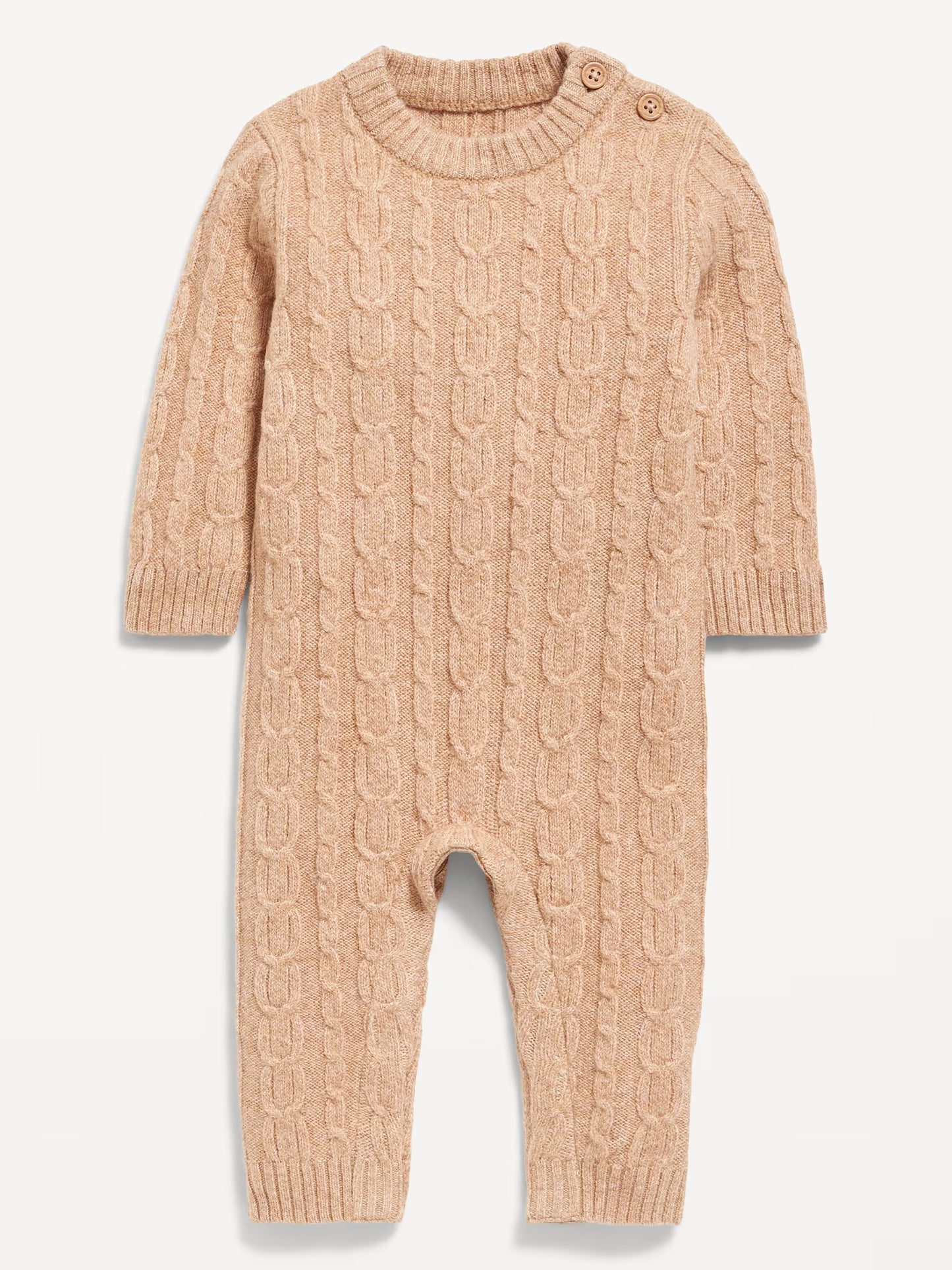 SoSoft Cable-Knit One-Piece for Baby