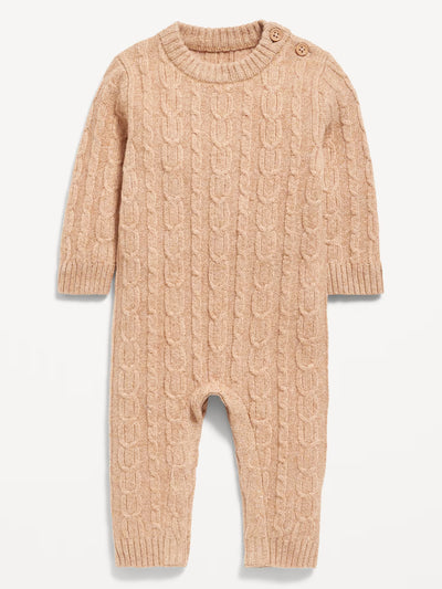 SoSoft Cable-Knit One-Piece for Baby