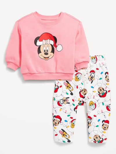 Disney© Unisex Graphic Sweatshirt and Sweatpants Set for Baby
