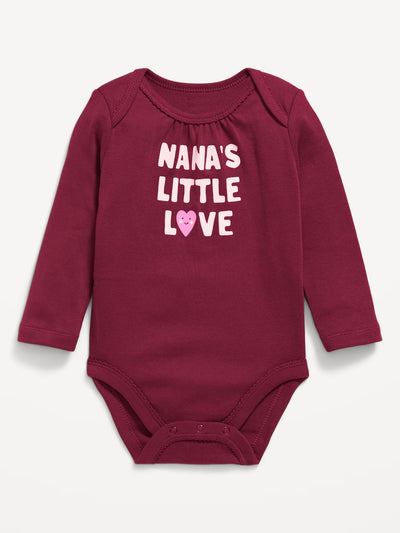 Long-Sleeve Graphic Bodysuit for Baby