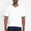 Heavyweight Cropped V-Neck T-Shirt