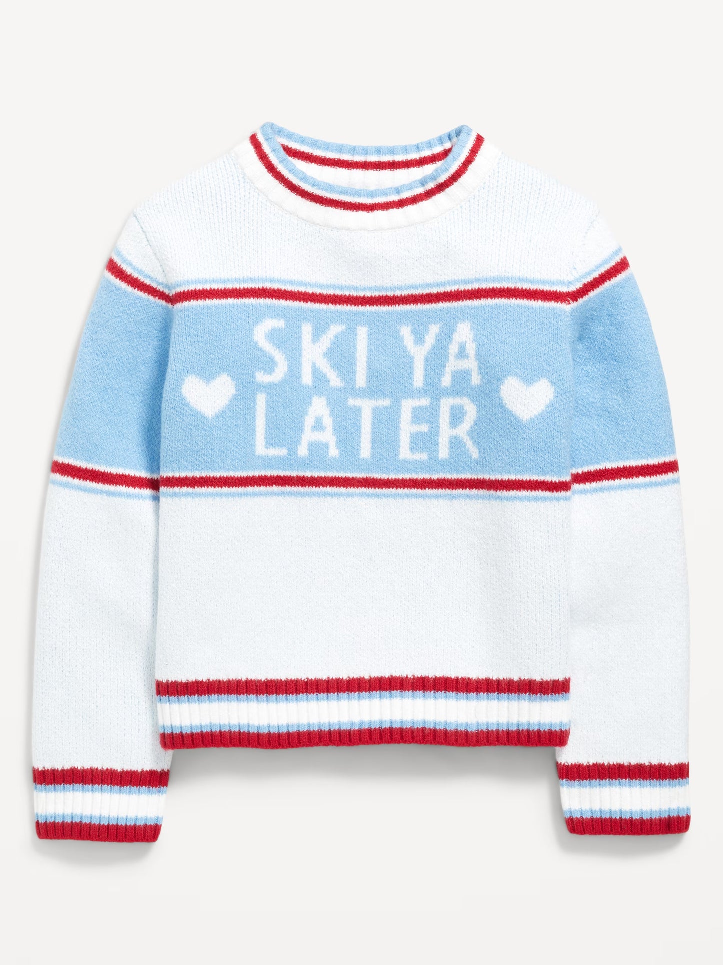 SoSoft Printed Mock-Neck Sweater for Girls