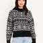 SoSoft Mock-Neck Fair Isle Sweater