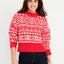 SoSoft Mock-Neck Fair Isle Sweater