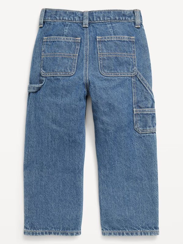 Baggy Carpenter Utility Jeans for Toddler Boys