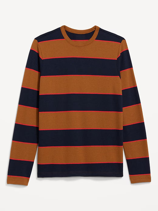 Long-Sleeve Striped T-Shirt