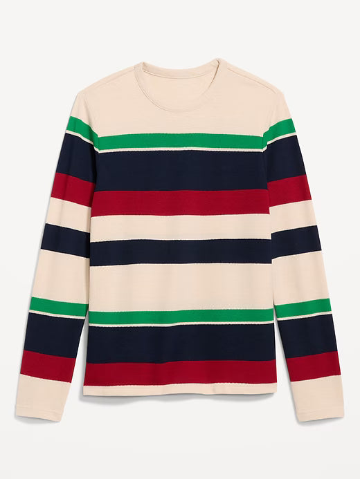Long-Sleeve Striped T-Shirt