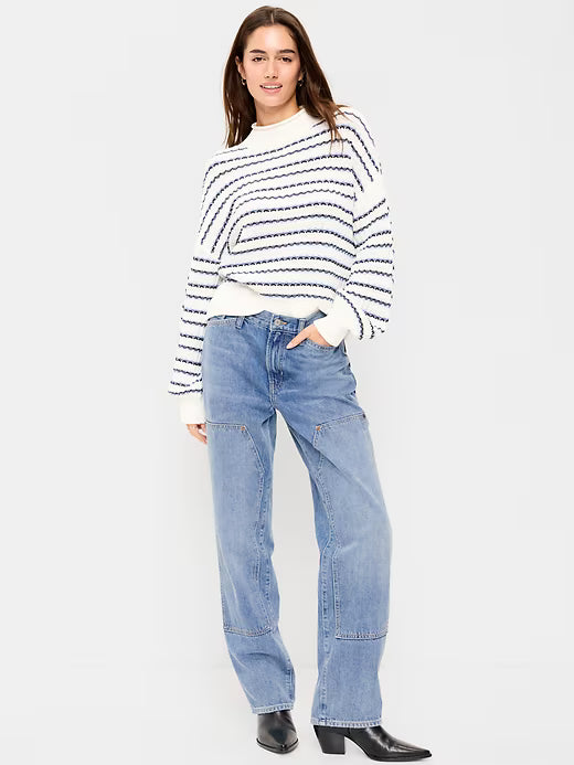 High-Waisted OG Loose Rigid Jeans