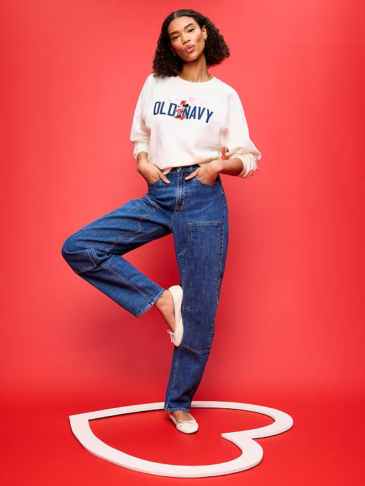 Old Navy x Disney Minnie Mouse SoComfy Oversized Graphic Sweatshirt