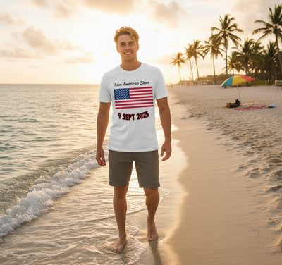 I AM AMERICAN SINCE DATE | LOVE AMERICA T-Shirt