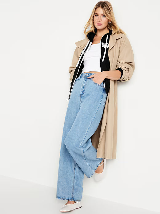 Logo Zip Hoodie Sweatshirt