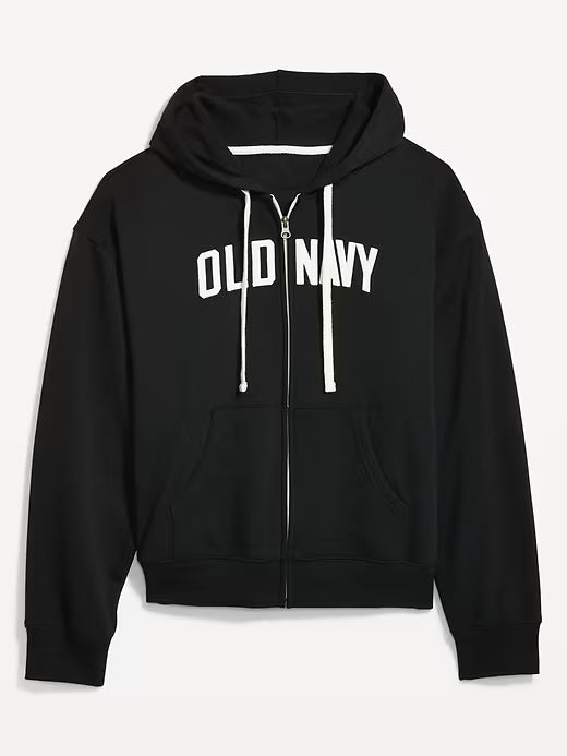 Logo Zip Hoodie Sweatshirt