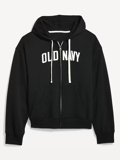 Logo Zip Hoodie Sweatshirt