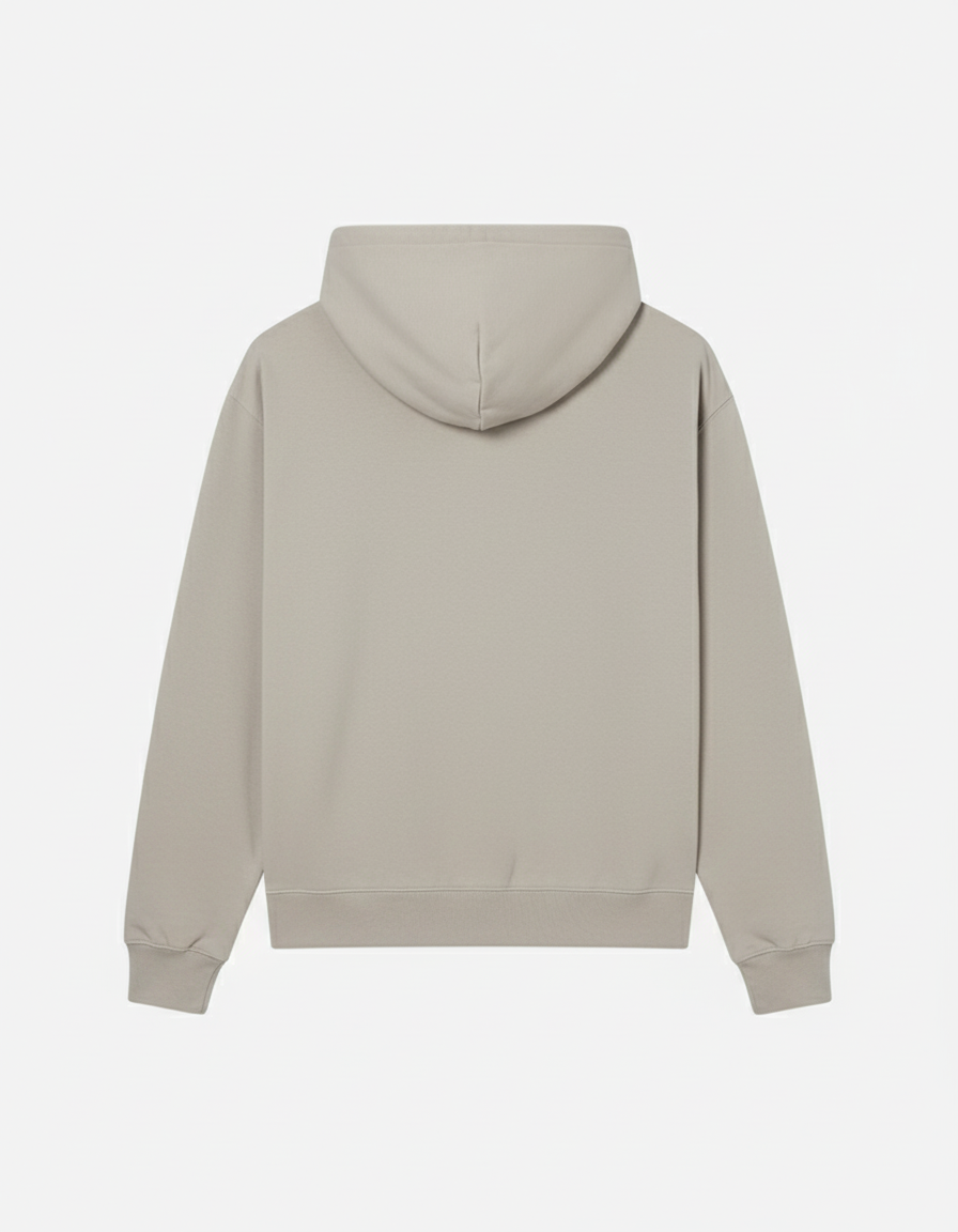 Oatmeal Heather Plain Hoodie - Unisex