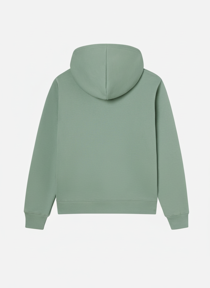 Sage Green Plain Hoodie - Unisex