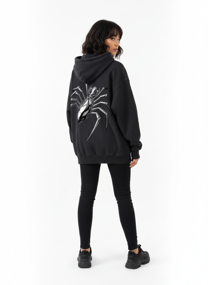 Spider Back Oversized Hoodie -Unisex