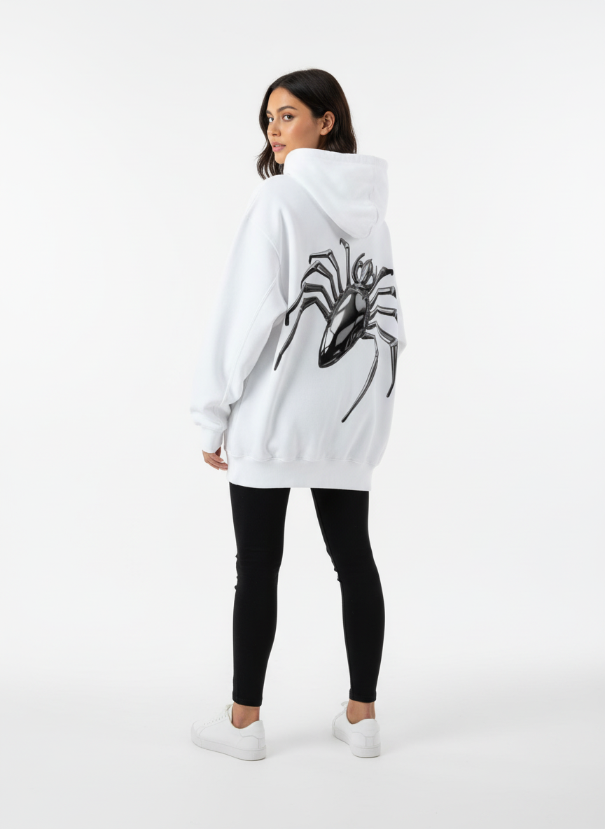 Spider Back Oversized Hoodie -Unisex